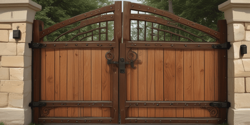 Hanging a Gate and Installing Keystone Latch