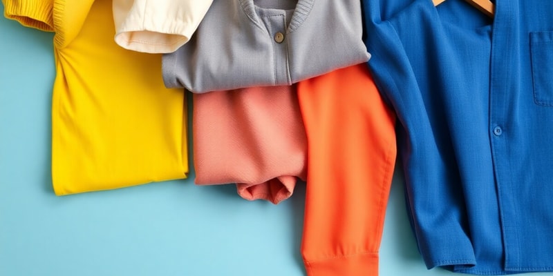 Clothing and Colors Quiz