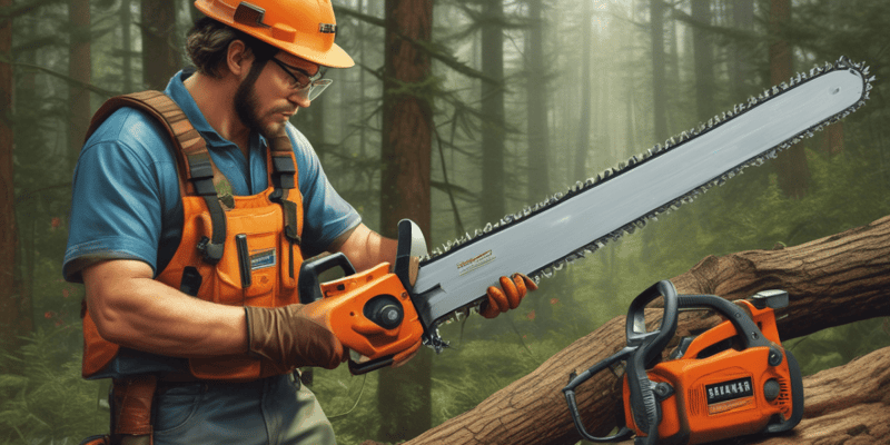 Chain Saw Safety and Operation Check