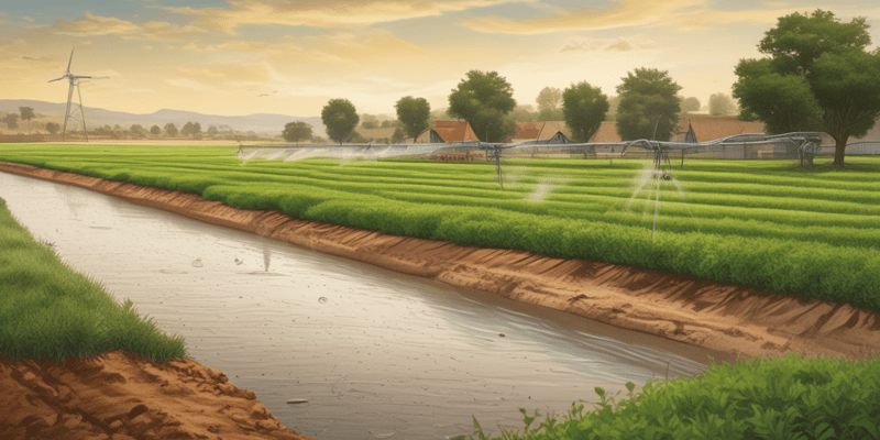 Agricultural Irrigation Basics
