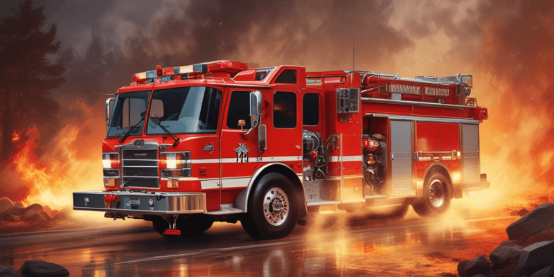 Fire District Operations: Tender 703 Dispatch