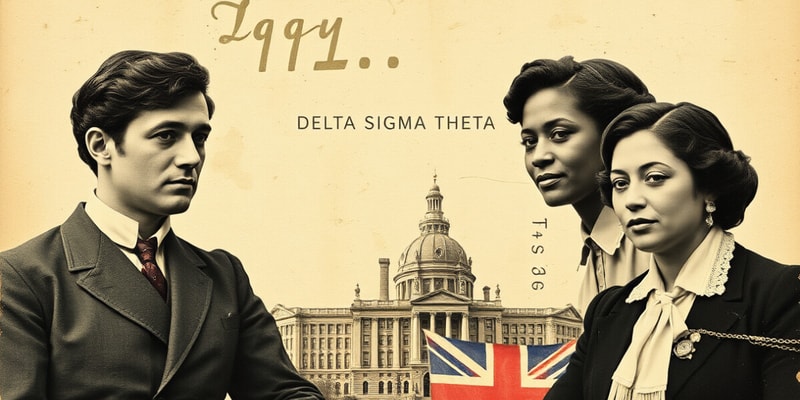 Founders of Delta Sigma Theta Sorority, Inc. Flashcards