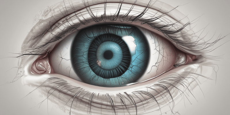 Eye Anatomy and Physiology Quiz: Visual Processing, Optic Nerve, Retina, Lens, Cornea