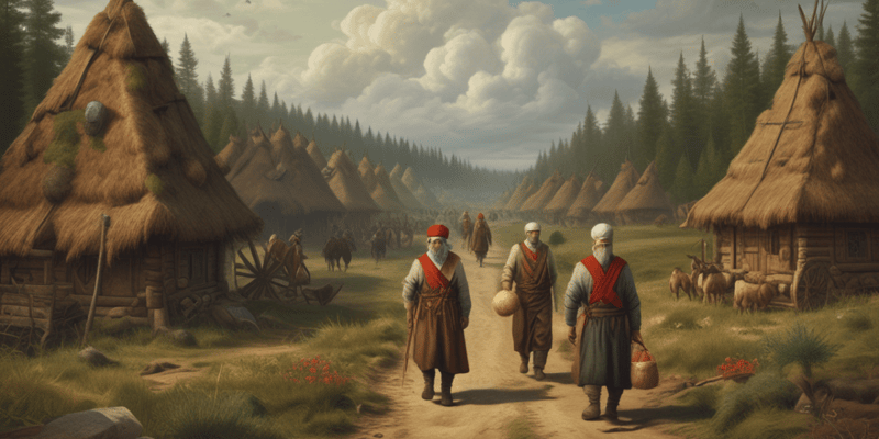 Russian History: Peasants and Serfdom