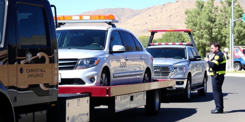 Lander County Vehicle Towing Policy Quiz