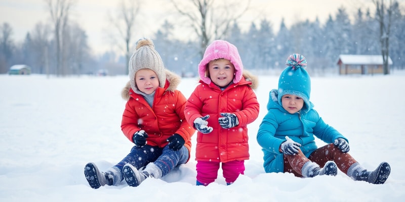 Kinder im Schnee