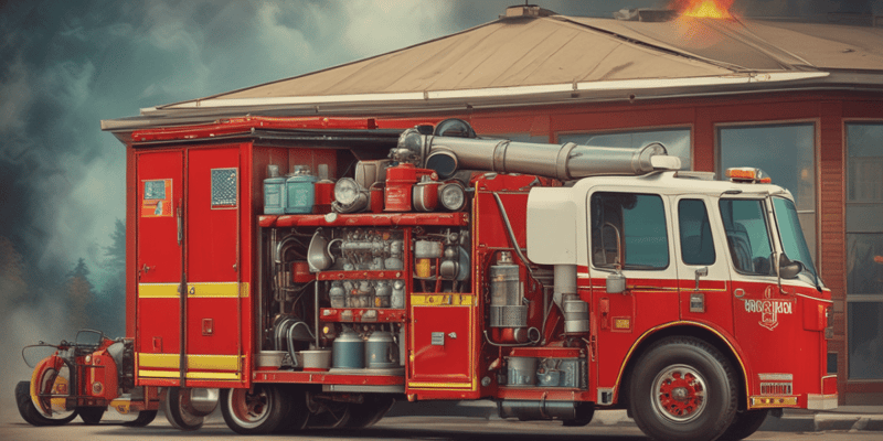 Apparatus Operations during Freezing Weather