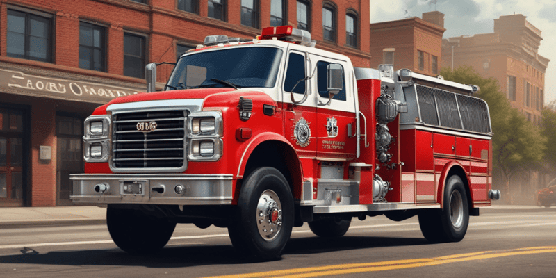 Hoffman Estates Fire Department Response Guidelines