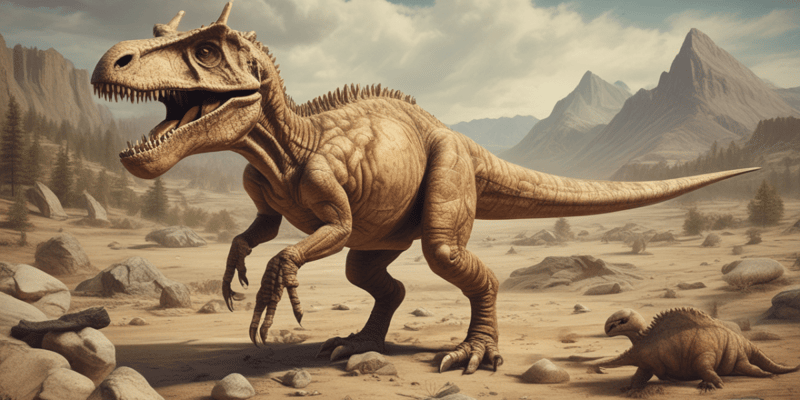 Dinosaurs: The Ancient Rulers of the Earth
