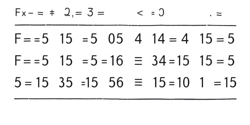 Mathematics Basic Operations and Concepts