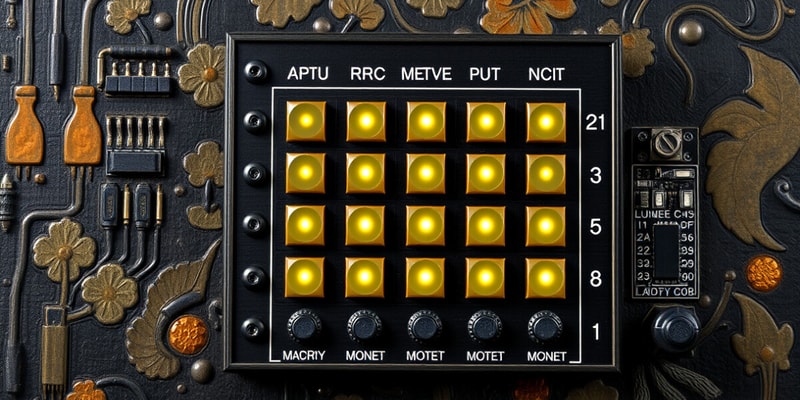 Microcontroller Keypad Overview