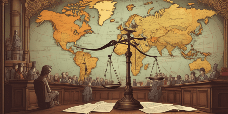 Rechtssystemen en Wetten
