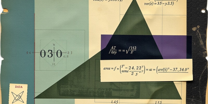 Geometry Formulas Quiz