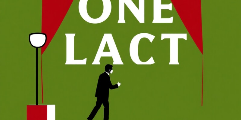 One-Act Plays Overview