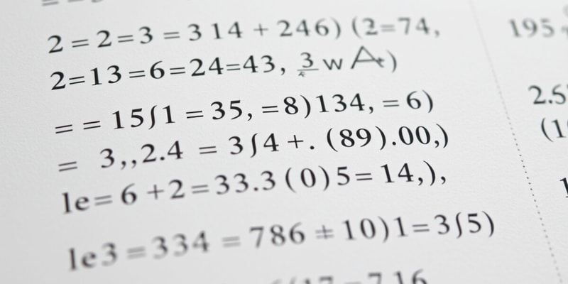 Honors Algebra 2 Final Exam Flashcards