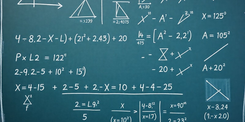 Mathematics Fundamentals Quiz