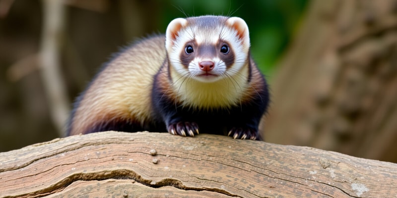 Biology Chapter 9: Ferrets Flashcards