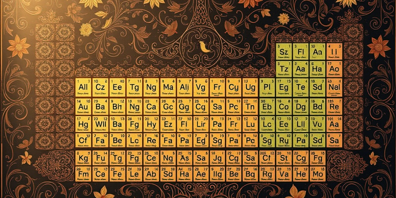 Chemistry Periodic Table Basics