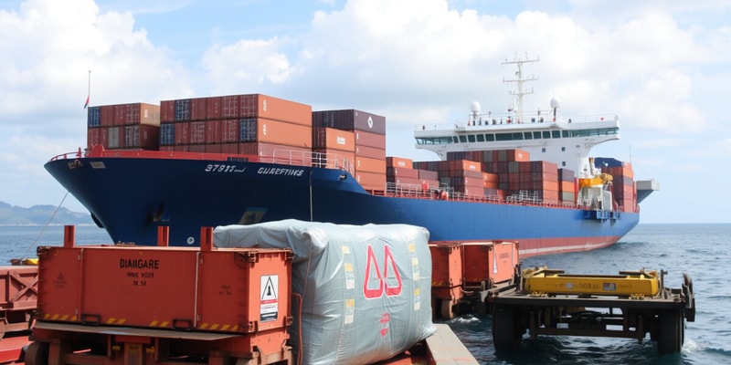 Pre-Test: Maritime Dangerous Goods Management