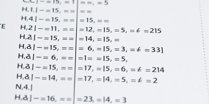 Statistics Chapter 2 - Classification of Variables