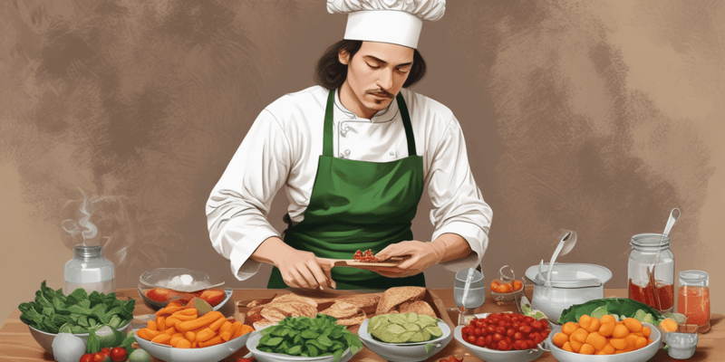 La cuisine: facteurs et contexte