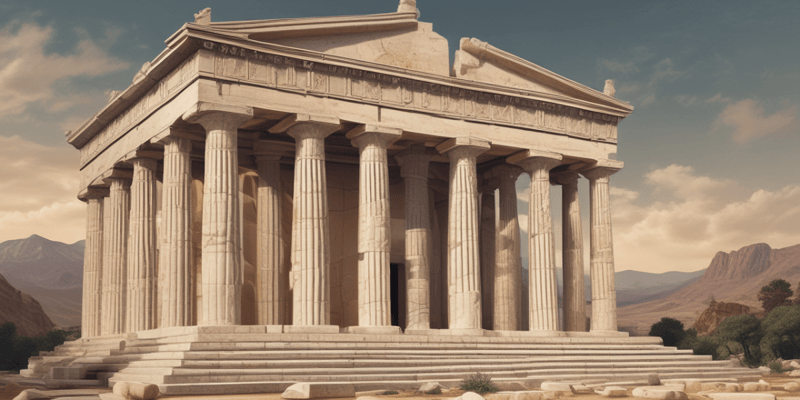 Der altgriechische Tempel 600-300 v.Chr.