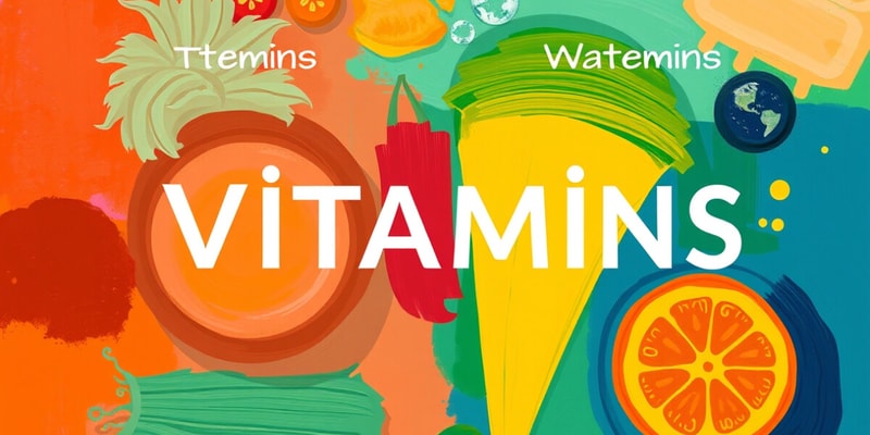 Vitamins Definition and Classification