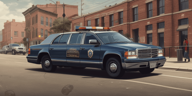 Des Plaines Police Department Policy: Transportation of Prisoners