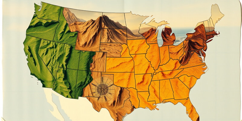 Landform Regions of the United States