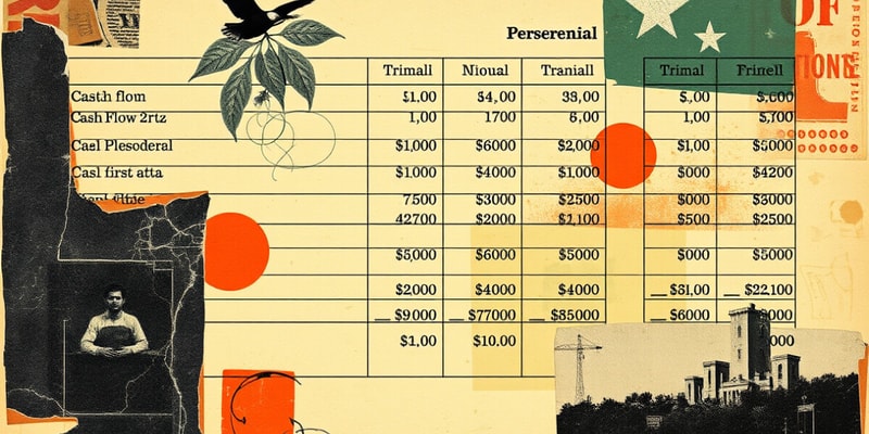 Cash Flow Statement Characteristics Quiz