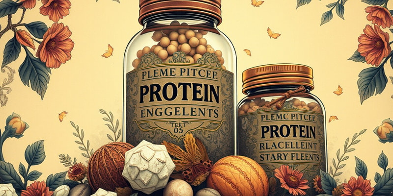 Protein Supplements and Nutrients Overview