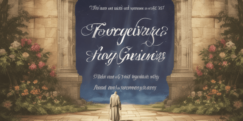 The Power of Forgiveness - Ephesians 4:32