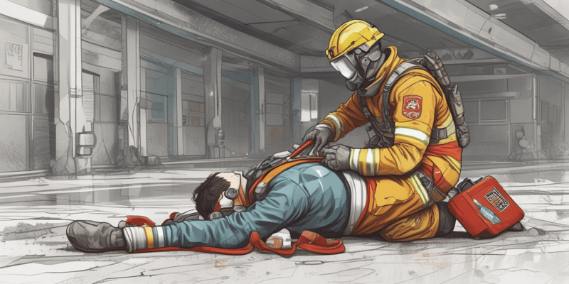  Immobilizing Victim's Head in Emergency Response