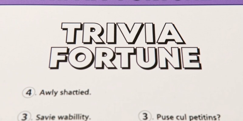 Trivial Pursuit Genus Edition Quiz