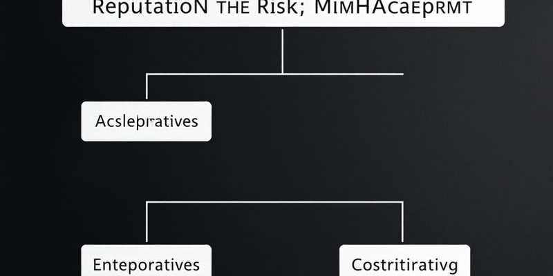 Reputation Risk Management Framework