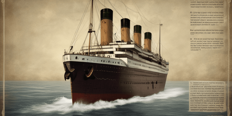 Letter to my father Titanic 5