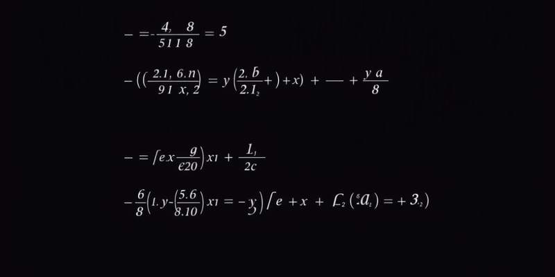 Linear Equations Flashcards: Homogenous Systems