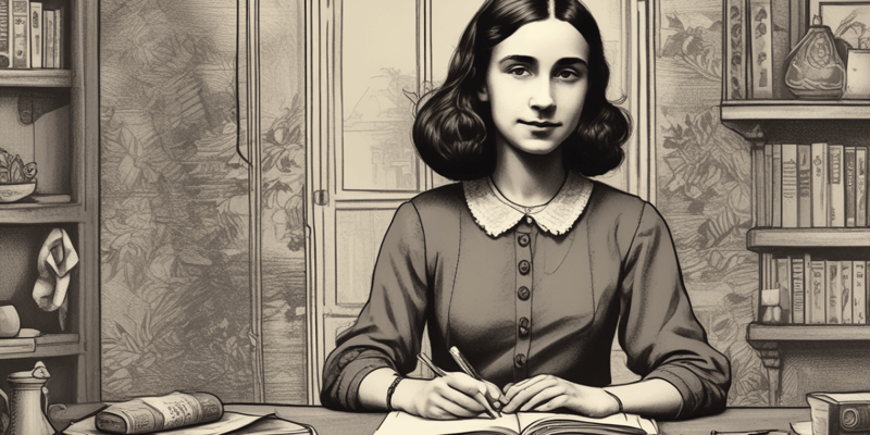 Anne Frank's Characterization in The Diary