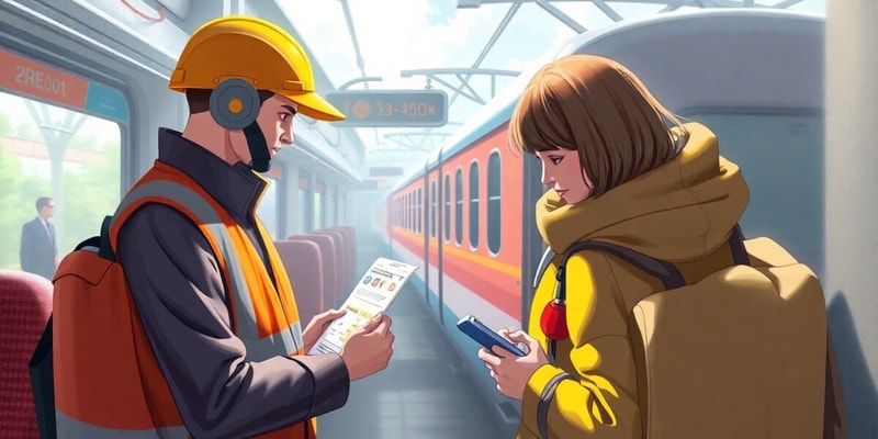 Ticket Checking and Railway Safety Regulations