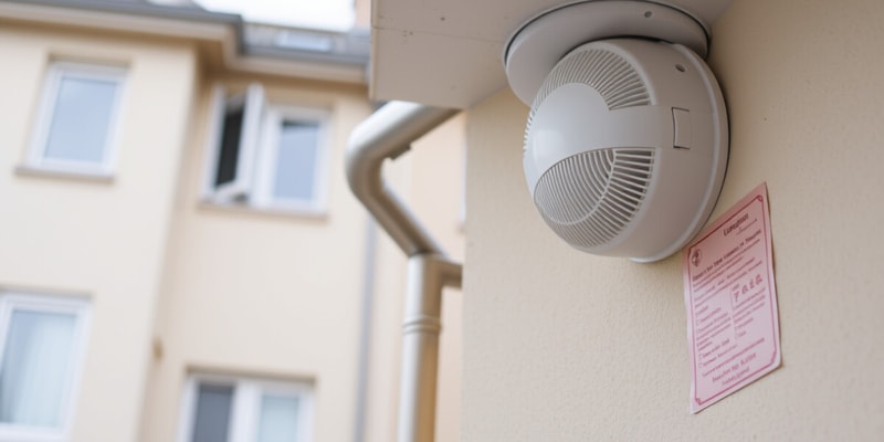 Section 26E: Residential buildings or structures; installation of smoke detectors