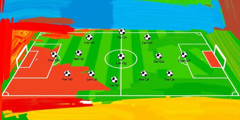 Soccer Team Structures and Formations