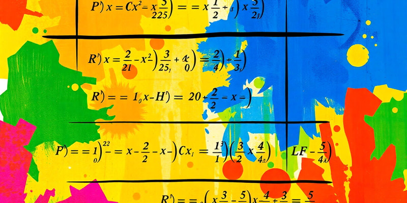 Calculus Derivative Rules Overview