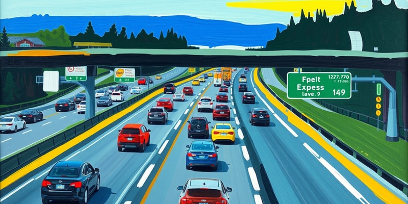 I-5 Exits - Northbound Express Lanes