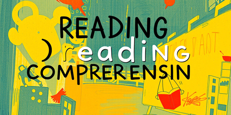 Overview of Reading Comprehension