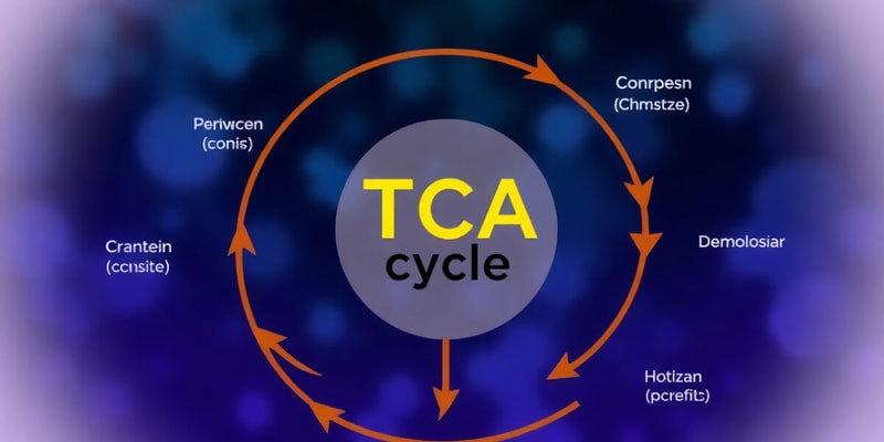 Biochemistry TCA Cycle Quiz