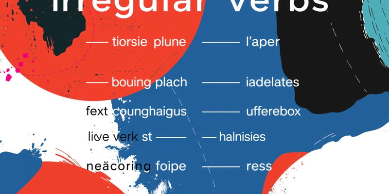 Irregular Verbs in English