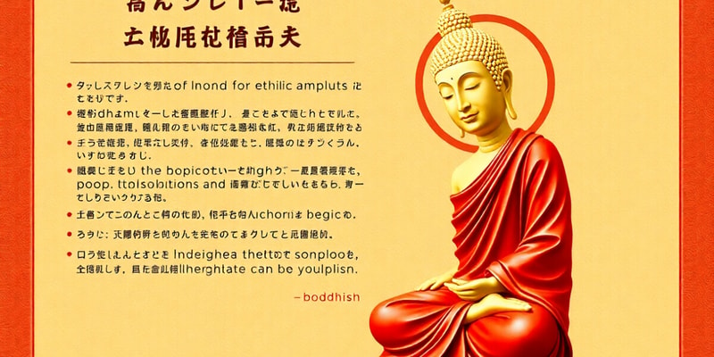 Buddhist Principles Quiz