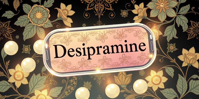 Desipramine (Norpramin) Flashcards