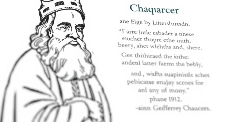 Geoffrey Chaucer: His Life and Works