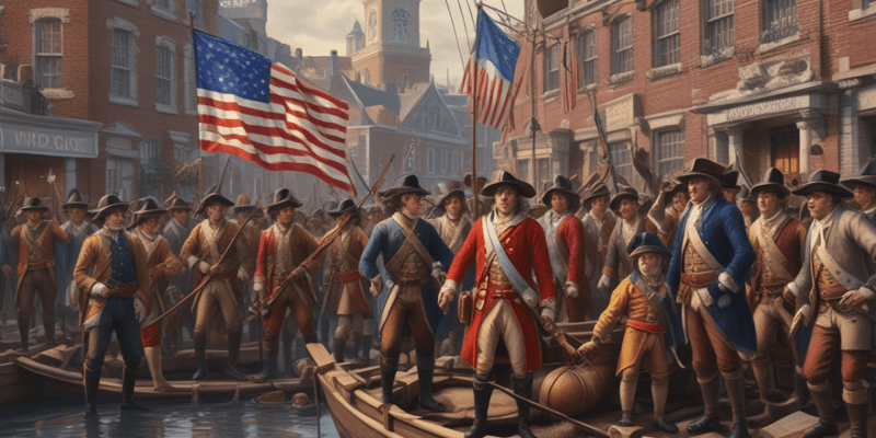 American Revolutionary Events Quiz